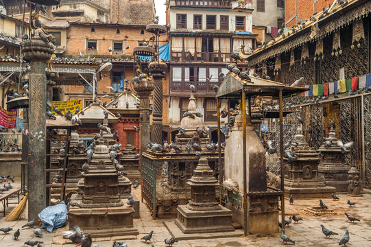 Courtyard in Kathmandu