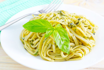 pasta with basil