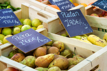 Spanish fruit market