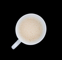 Top view of coffee