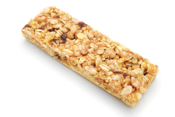 sweet rice puffs on a white background