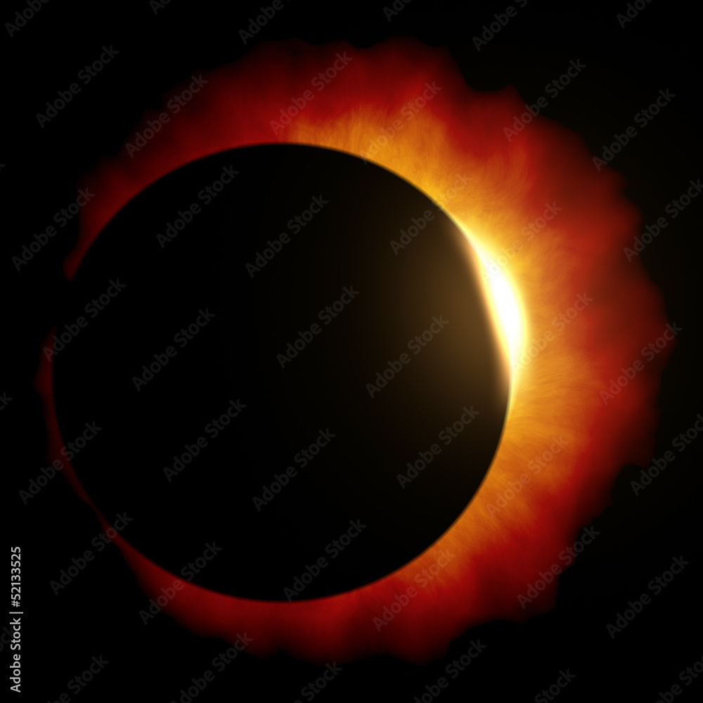 Canvas Prints sun eclipse