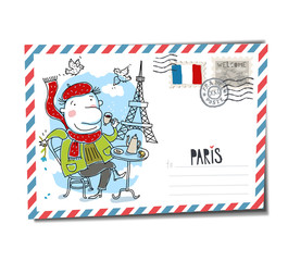 Paris postcard