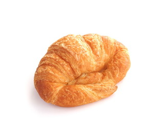 Croissant isolated on white background