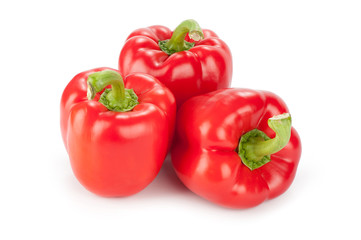 red pepper isolated on white background