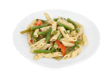 Pasta penne with vegetables