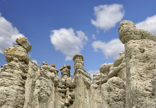 Stone dolls at the village Kuklica