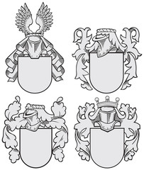 set of aristocratic emblems No9