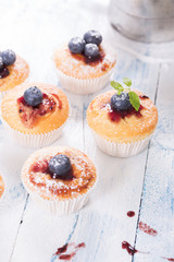 klassische Blaubeermuffins
