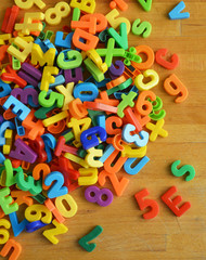 Magnetbuchstaben Chaos