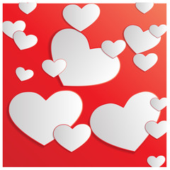 Valentinstag Vektor Hintergrund.