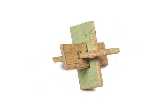 puzzle on the white background