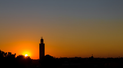 Marrakesh sunset