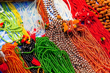 bright beads. Decorative ornaments for women