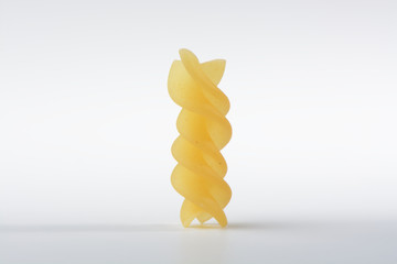 Un macarrón en forma de espiral