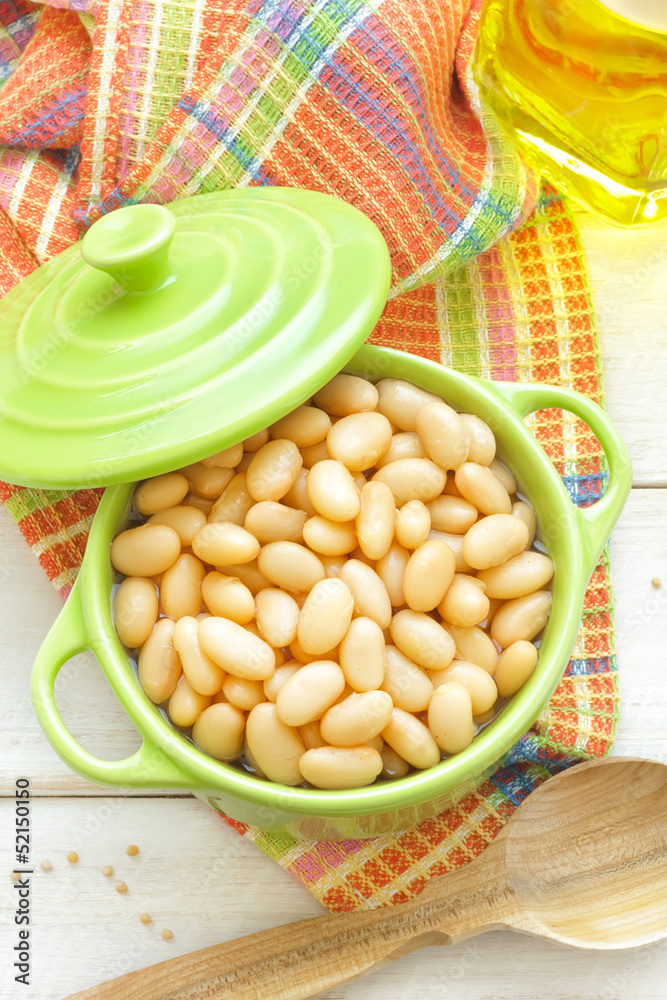 Canvas Prints white beans