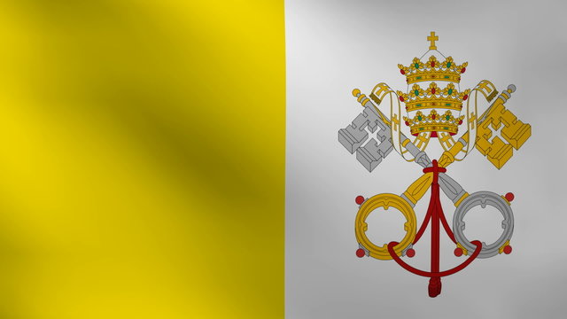 Vatican flag.