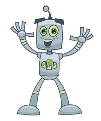 Cartoon robot