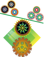 шестеренки