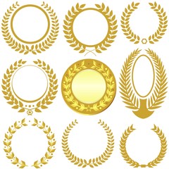 Laurel Wreath Set