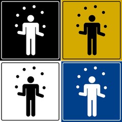 ICONA SAGOMA GIOCOLIERE