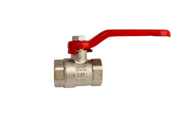 Isolated ball valve with path