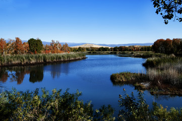 Kanasi Lake in autumn,Xinjiang,China