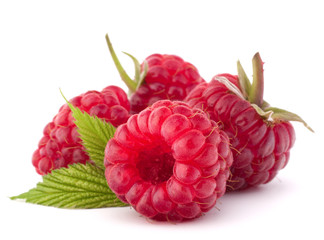 Ripe raspberries