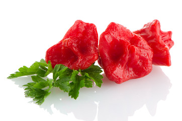Red peppers