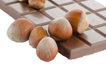 Chocolate Bar with hazelnuts