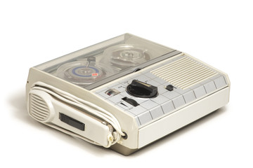 Fototapeta premium Mini Old Tape Recorder 01