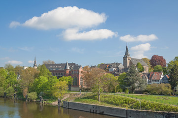 Altstadt von Essen-Kettwig an der Ruhr im Ruhrgebiet