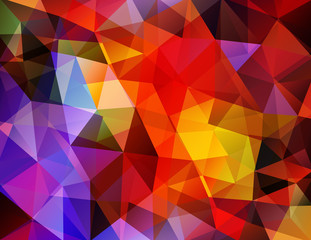 Abstract Polygonal Background. Vector Illustration