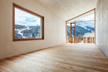 architecture modern design, mountain home, room