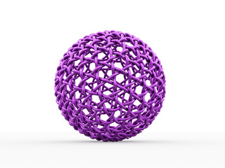 Abstract sphere isolated