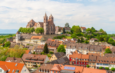 View of Breisach town -  Baden-Wurttemberg, Germany - obrazy, fototapety, plakaty