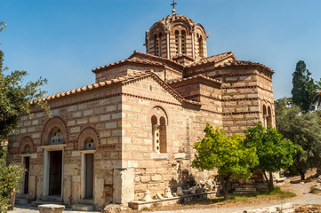 Fototapeta na wymiar Church Agios Nikolaos Ragavas