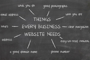 things  very business website need