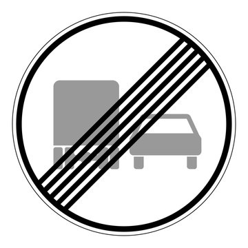 Ende des &Uuml;berholverbotes f&uuml;r Kraftfahrzeuge &uuml;ber 3,5 Tonnen