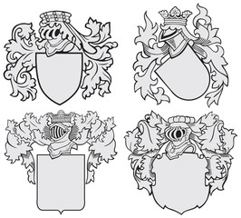set of aristocratic emblems No10