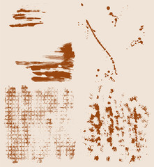 Grunge halftone textures