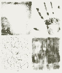 Grunge halftone textures