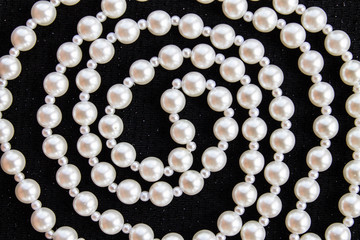 pear necklace background