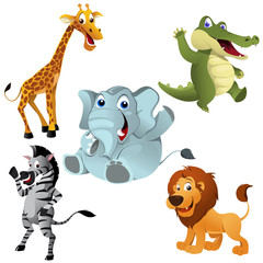 Naklejka premium African animals