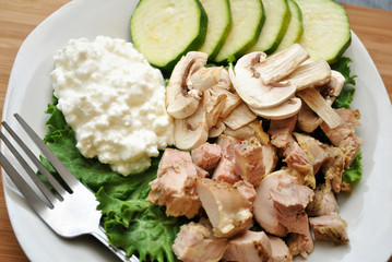 Healthy Chicken Salad with Cottage Cheese