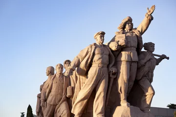 Rolgordijnen Statue of Revolution © jjuncadella