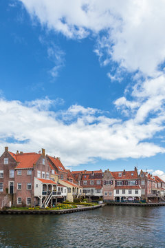View at the ancient Dutch city Enkhuizen