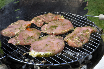 Grillen im Sommer
