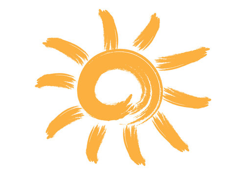 Summer sun icon
