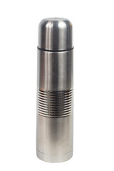 thermos brilliant iron isolated on white clipping path